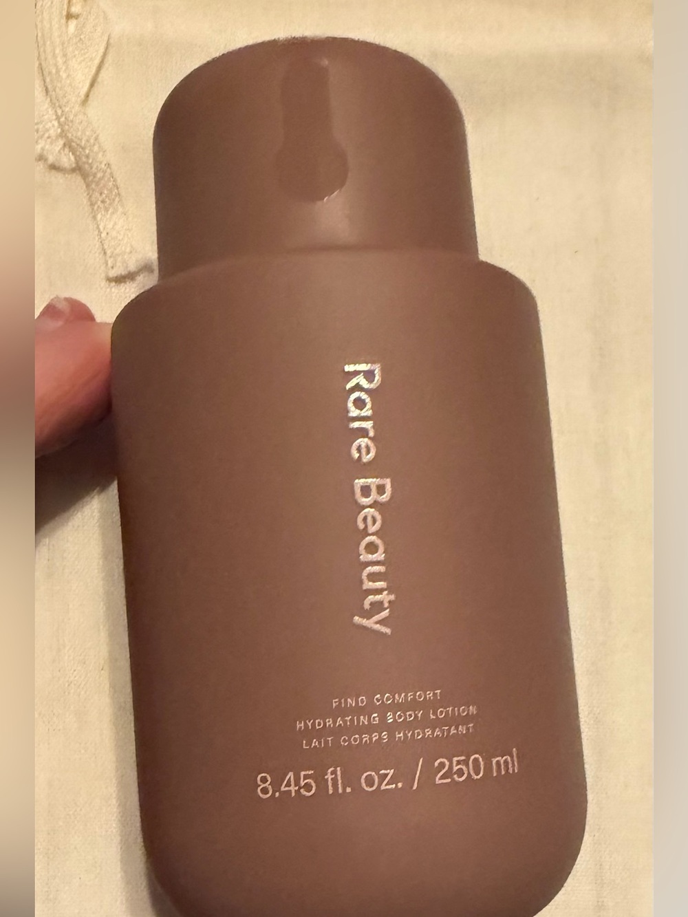 Rare Beauty Find Comfort Hydrating Body Lotion - Mauve Brown Bottle 8.45oz/250ml
